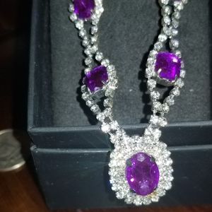 Jewelry (Fashion/Costume) - Purple/Amethyst Set